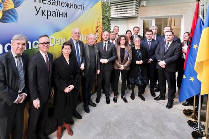 Посланиците на ЕС в Албания изразиха солидарност с народа на Украйна   